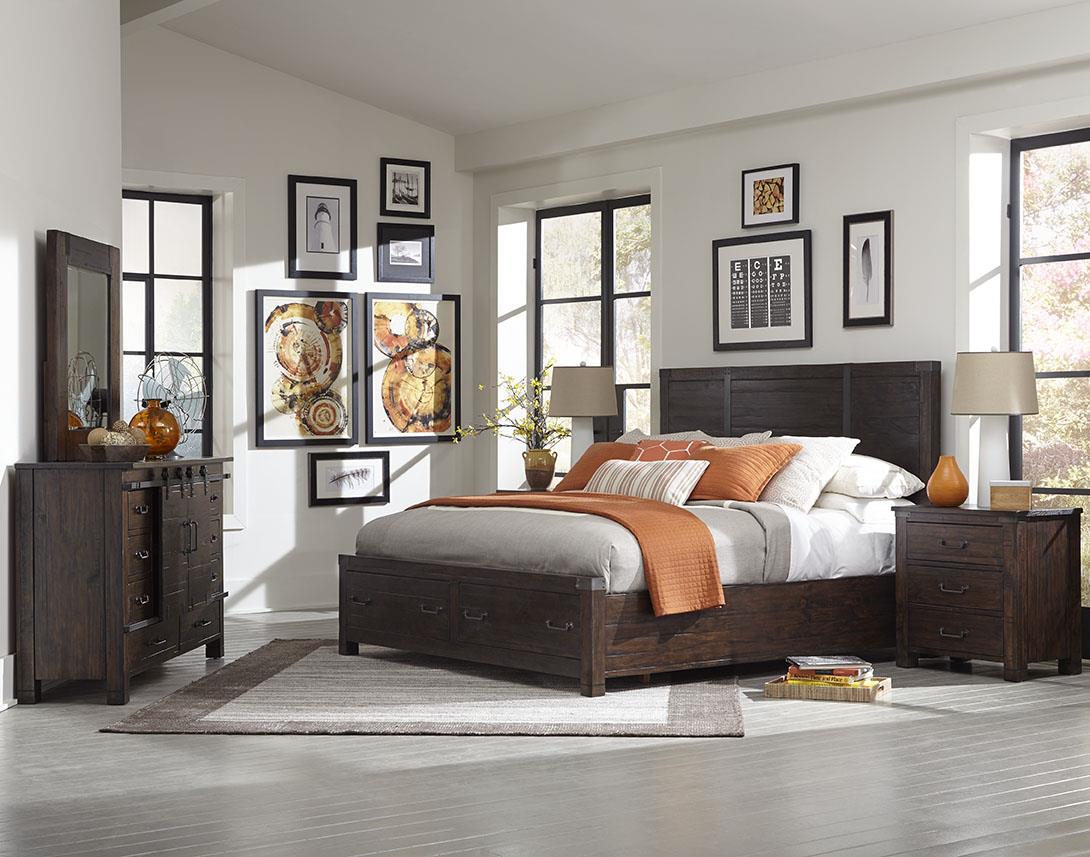 Nightstand with clearance touch lighting